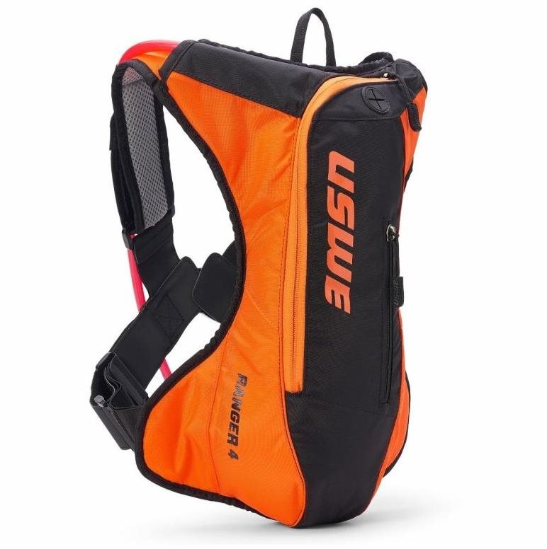 USWE Enduro Ranger 4, oranžový/černý, objem 4 l, hydrobag 3 l