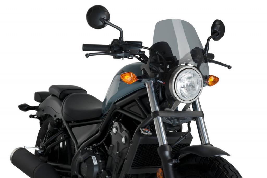 PUIG Plexi štít NEW. GEN SPORT kouřová, 325 × 320, 140.3829H