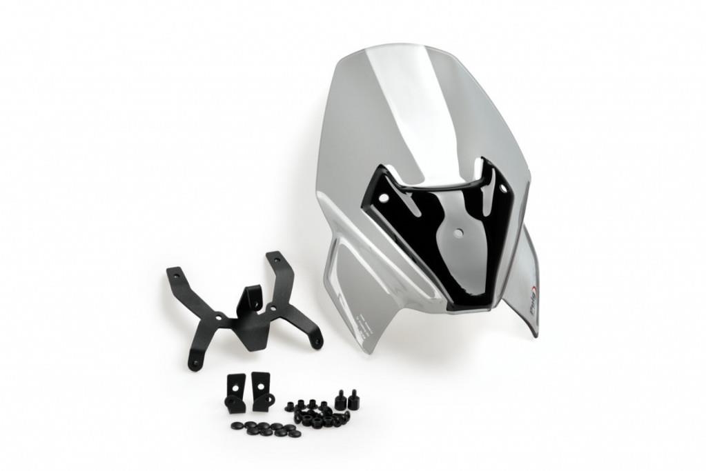 PUIG Plexi štít NEW. GEN SPORT kouřová, 350 × 225, 140.20360H