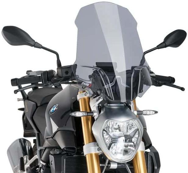 PUIG Plexi štít NEW. GEN TOURING kouřová, 525 × 360, 140.8165H