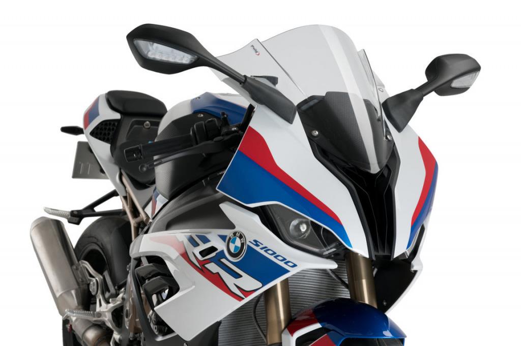 PUIG Plexi štít RACING průhledný, 445 × 425, 140.3571W