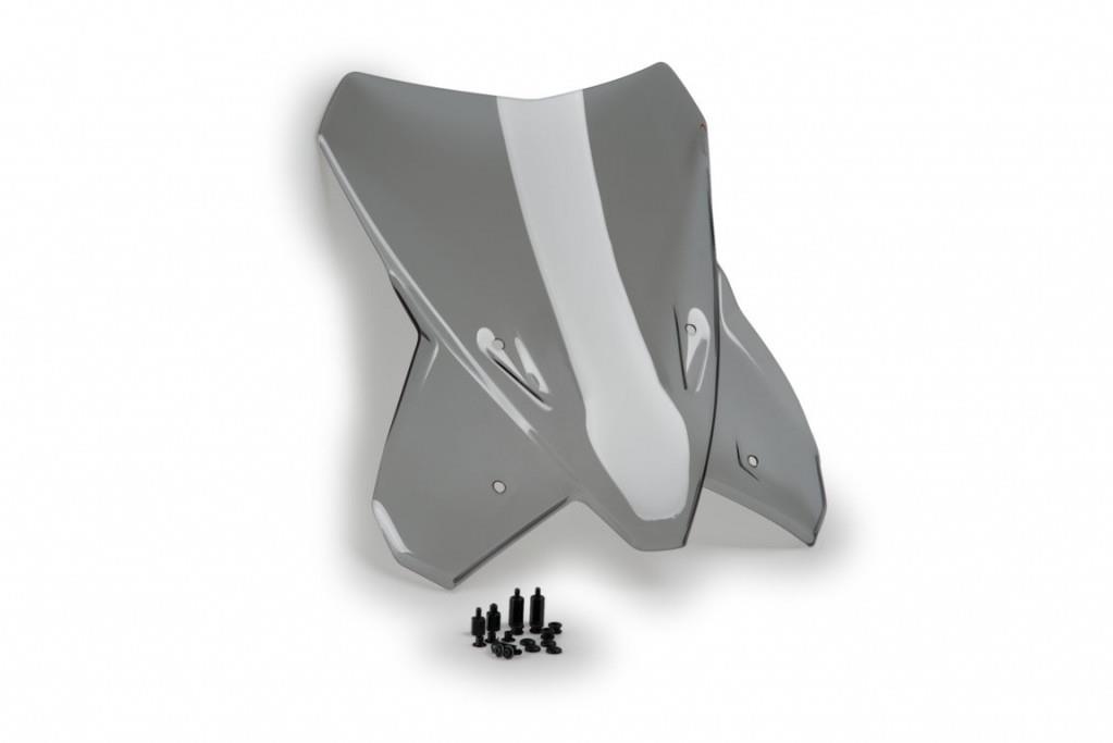 PUIG Plexi štít TOURING PLUS kouřová, 440 × 465, 140.20816H