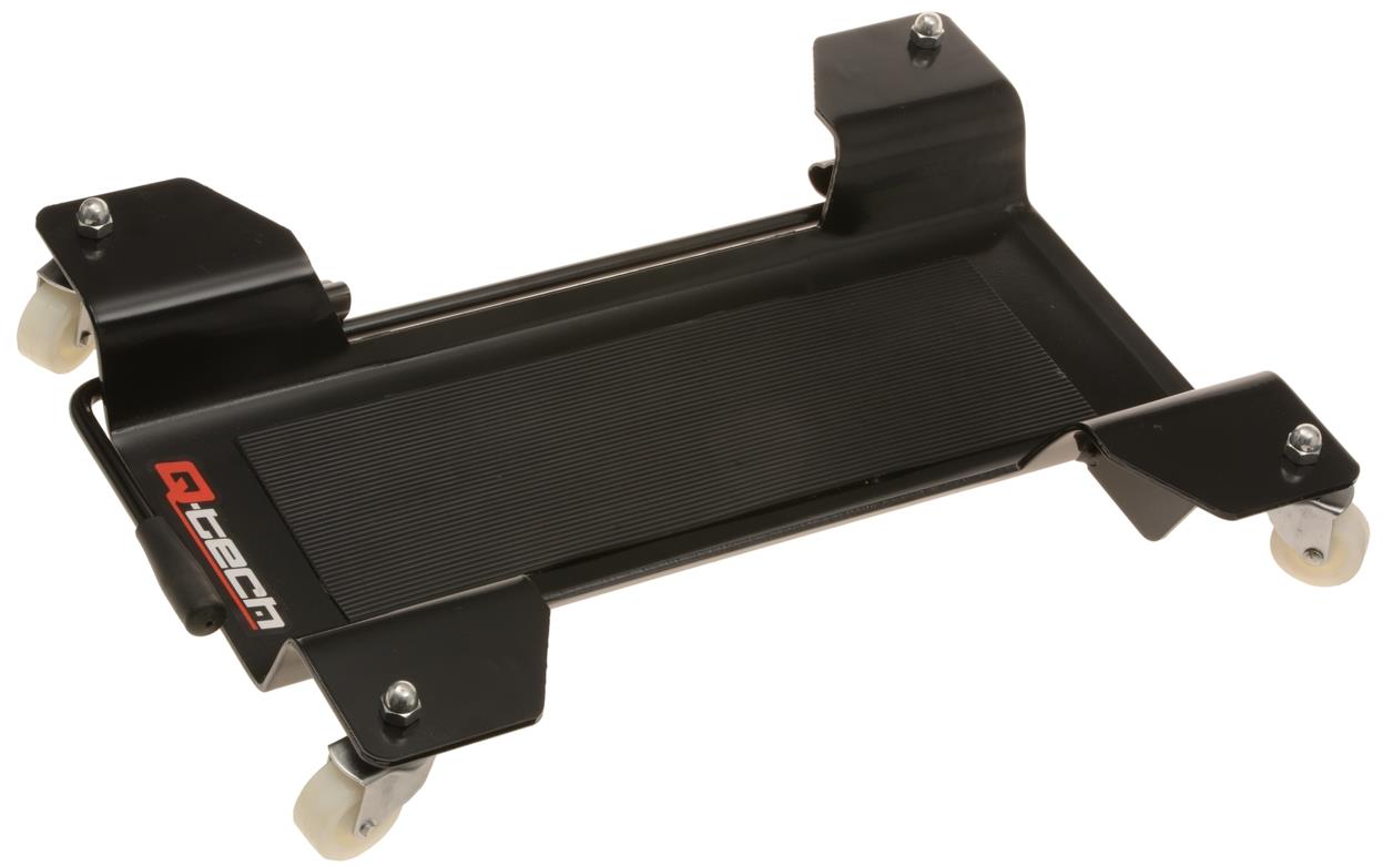 Q-TECH pojízdná podložka pod hlavní stojan s pákovou brzdou