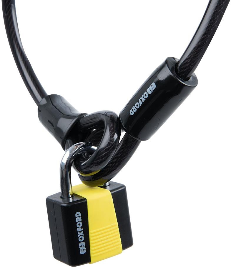OXFORD zámek LOOP LOCK10 s visacím zámkem (délka lanka 1,8 m, průměr lanka 10 mm)