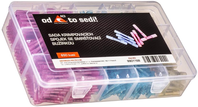 ACI sada krimpovacích spojek se smršťovací bužírkou (650 ks)