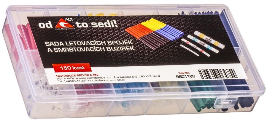 ACI sada letovacích spojek a smršťovacích bužírek (150 ks)