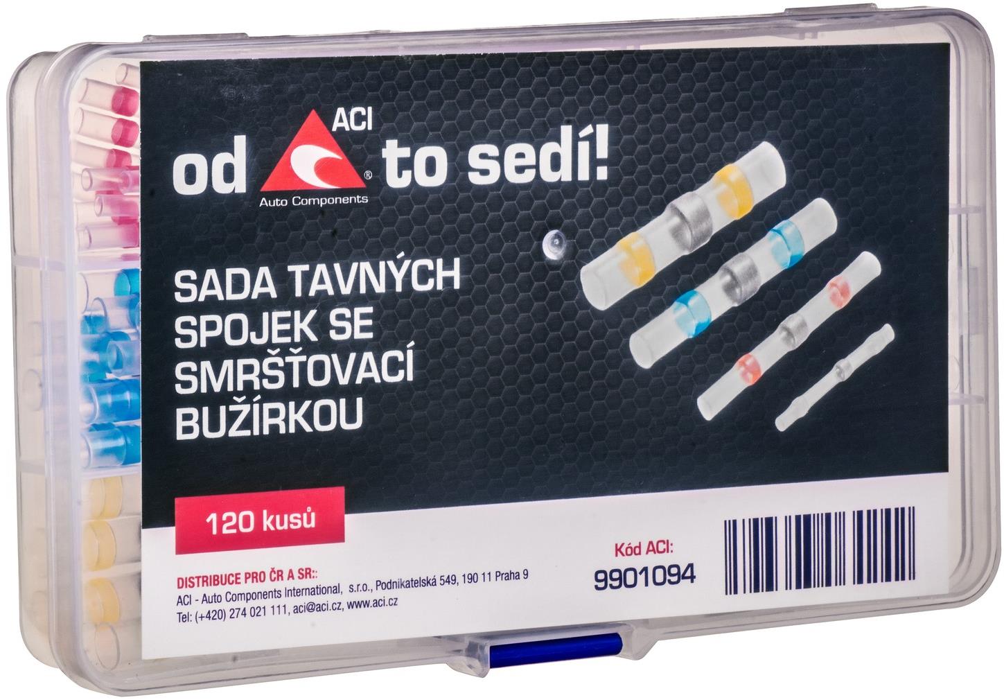 ACI sada letovacích spojek se smršťovací bužírkou (120 ks)