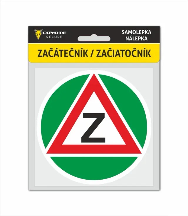 COYOTE SECURE Samolepka Začátečník