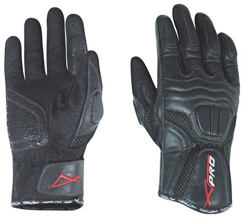 A-PRO KEYMONT - černé kožené moto rukavice M