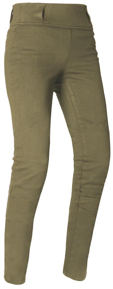 OXFORD kalhoty SUPER LEGGINGS 2.0, dámské legíny s Aramidovou podšívkou, khaki, vel. 12