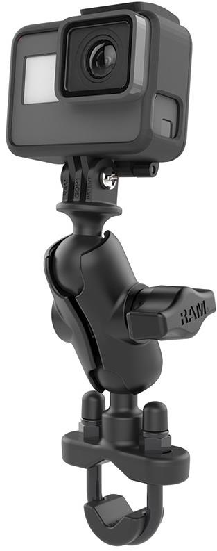 RAM Mounts kompletní sestava držáku akčních kamer s objímkou na řidítka