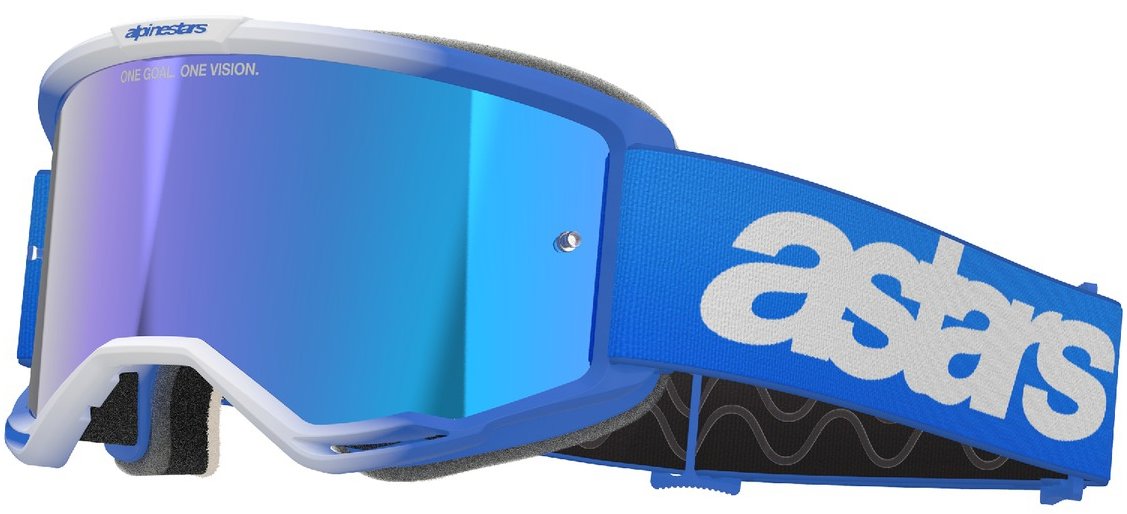 ALPINESTARS brýle VISION 5 BLAZE 2025, modrá, zrcadlové modré plexi