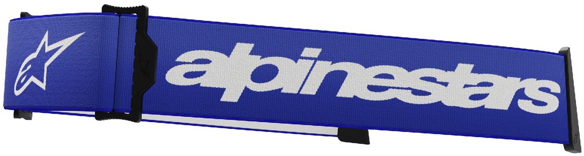 ALPINESTARS náhradní textilní popruh pro brýle SUPERTECH a VISION 8, modrá/bílá