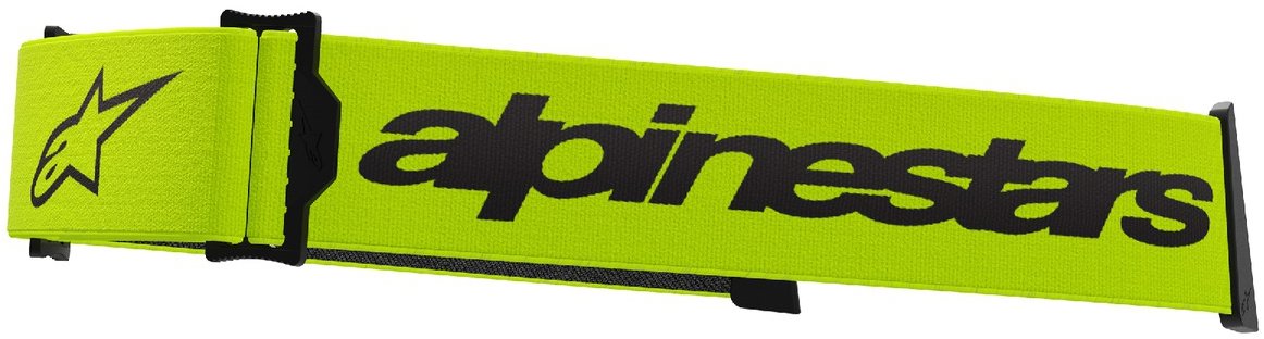 ALPINESTARS náhradní textilní popruh pro brýle SUPERTECH a VISION 8, žlutá fluo/černá