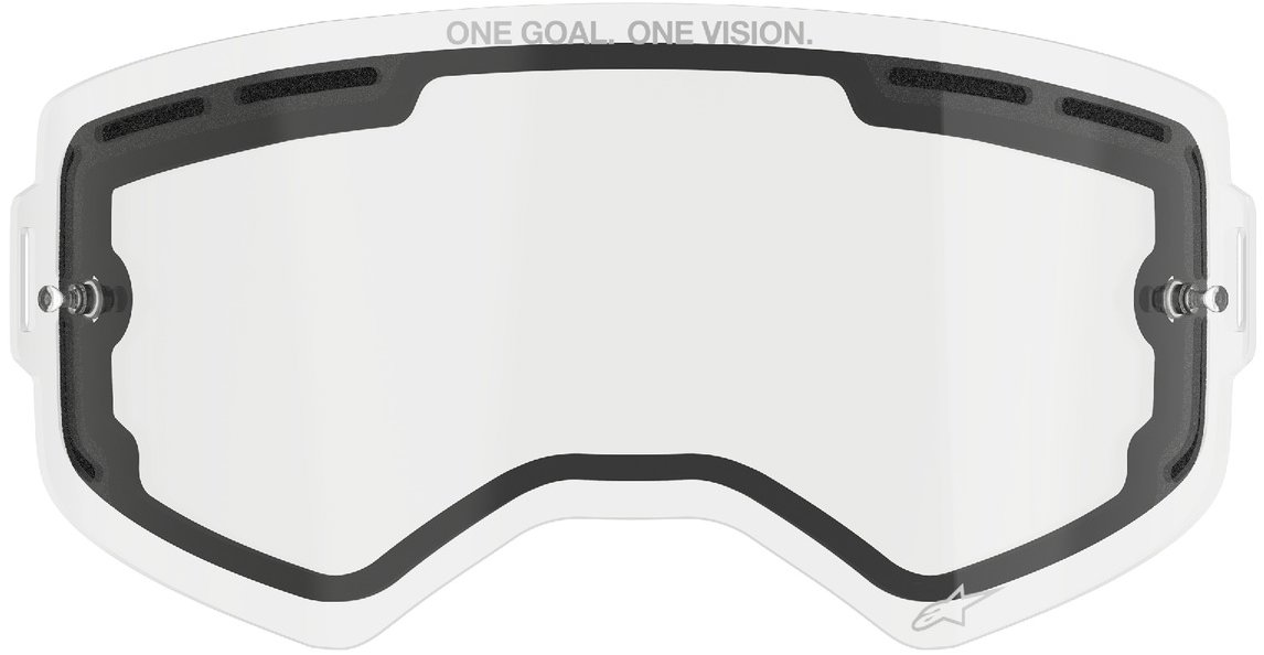 ALPINESTARS plexi pro brýle SUPERTECH, dvojité antifog čiré