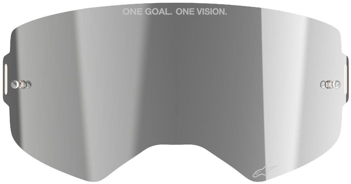 ALPINESTARS plexi pro brýle SUPERTECH, zrcadlové stříbrné ABSOLUTE VISION™