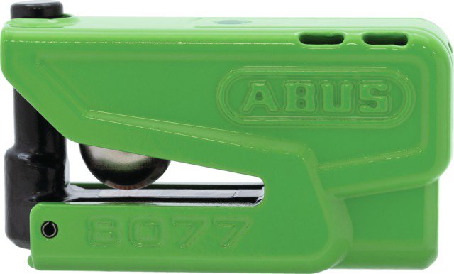 ABUS Granit Detecto XPlus 2.0 s alarmem, průměr třmenu 13 mm, zelený