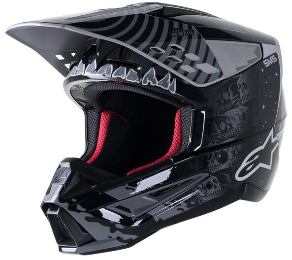 ALPINESTARS přilba S-M5 SOLAR FLARE, 2023, černá/šedá, vel. 2XL