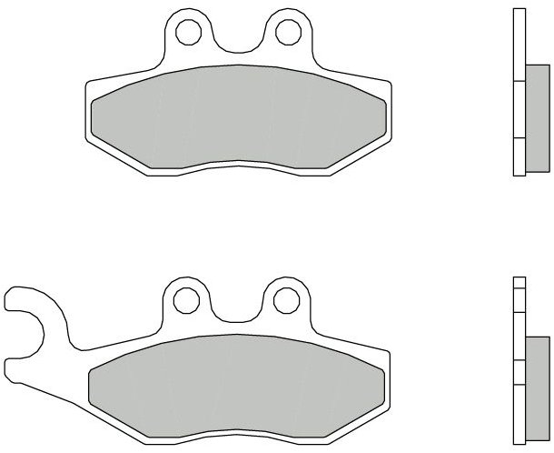 BREMBO Brzdové destičky 07056XS XS