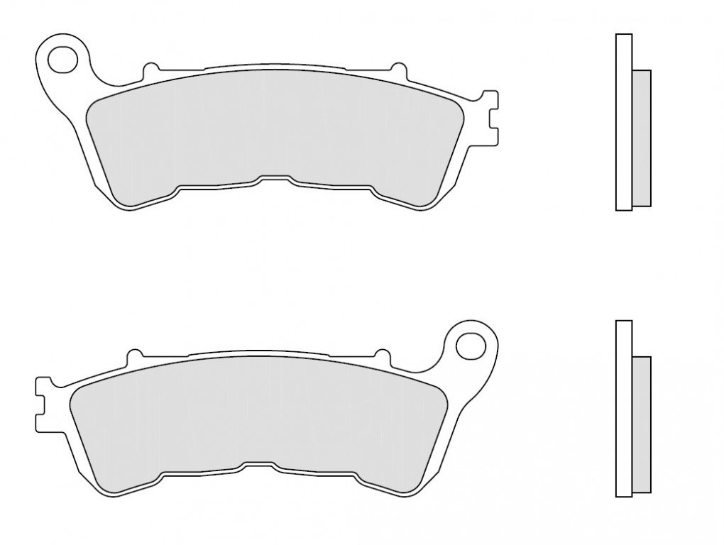 BREMBO Brzdové destičky 07063 CC SCOOTER