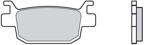 BREMBO Brzdové destičky 07064 CC SCOOTER