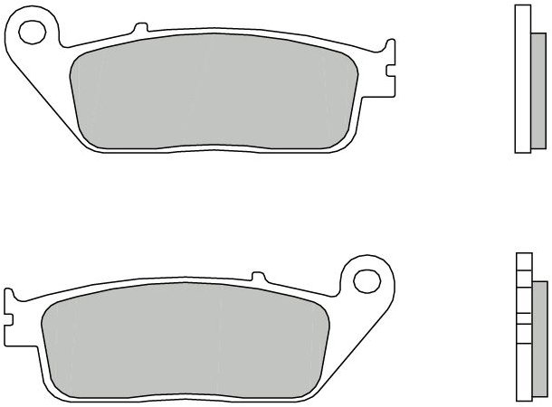 BREMBO Brzdové destičky 07074 CC SCOOTER