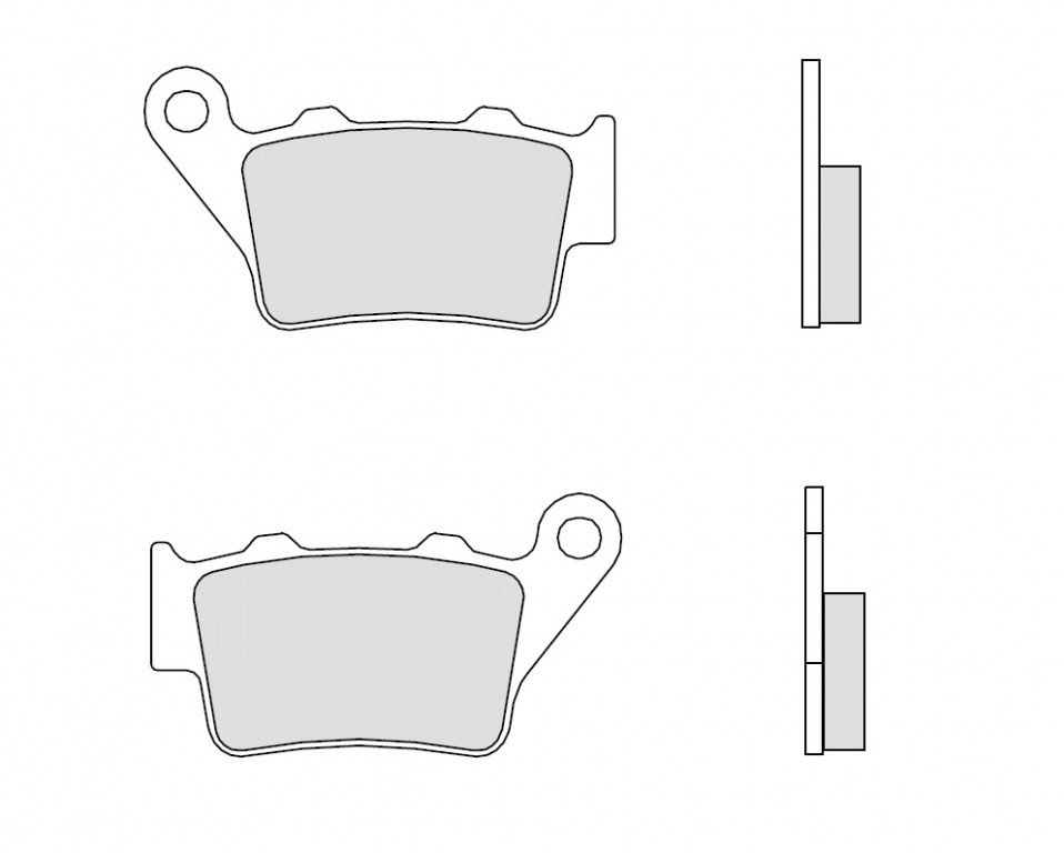 BREMBO Brzdové destičky 07BB02SD SD