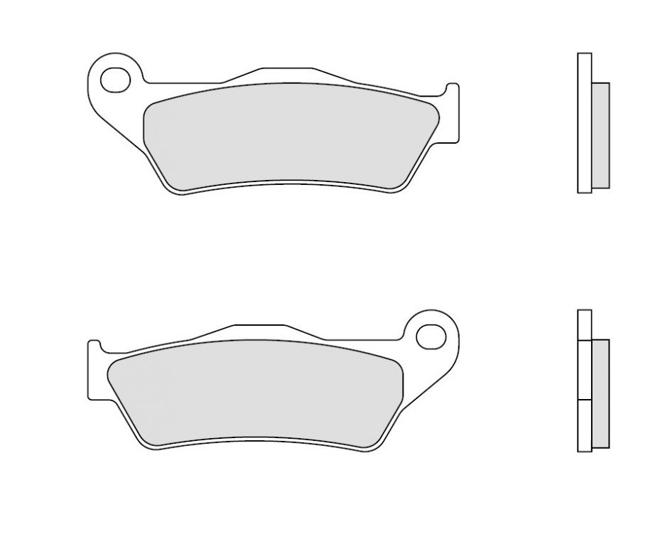 BREMBO Brzdové destičky 07BB04TT TT