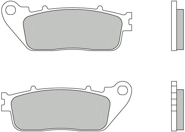 BREMBO Brzdové destičky 07HO13SP SP