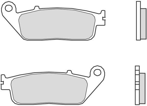 BREMBO Brzdové destičky 07HO41SA SA