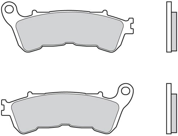 BREMBO Brzdové destičky 07HO57SA SA