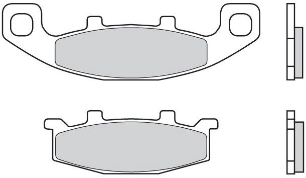 BREMBO Brzdové destičky 07KA09SA SA