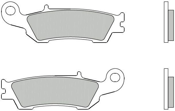 BREMBO Brzdové destičky 07YA47SD SD