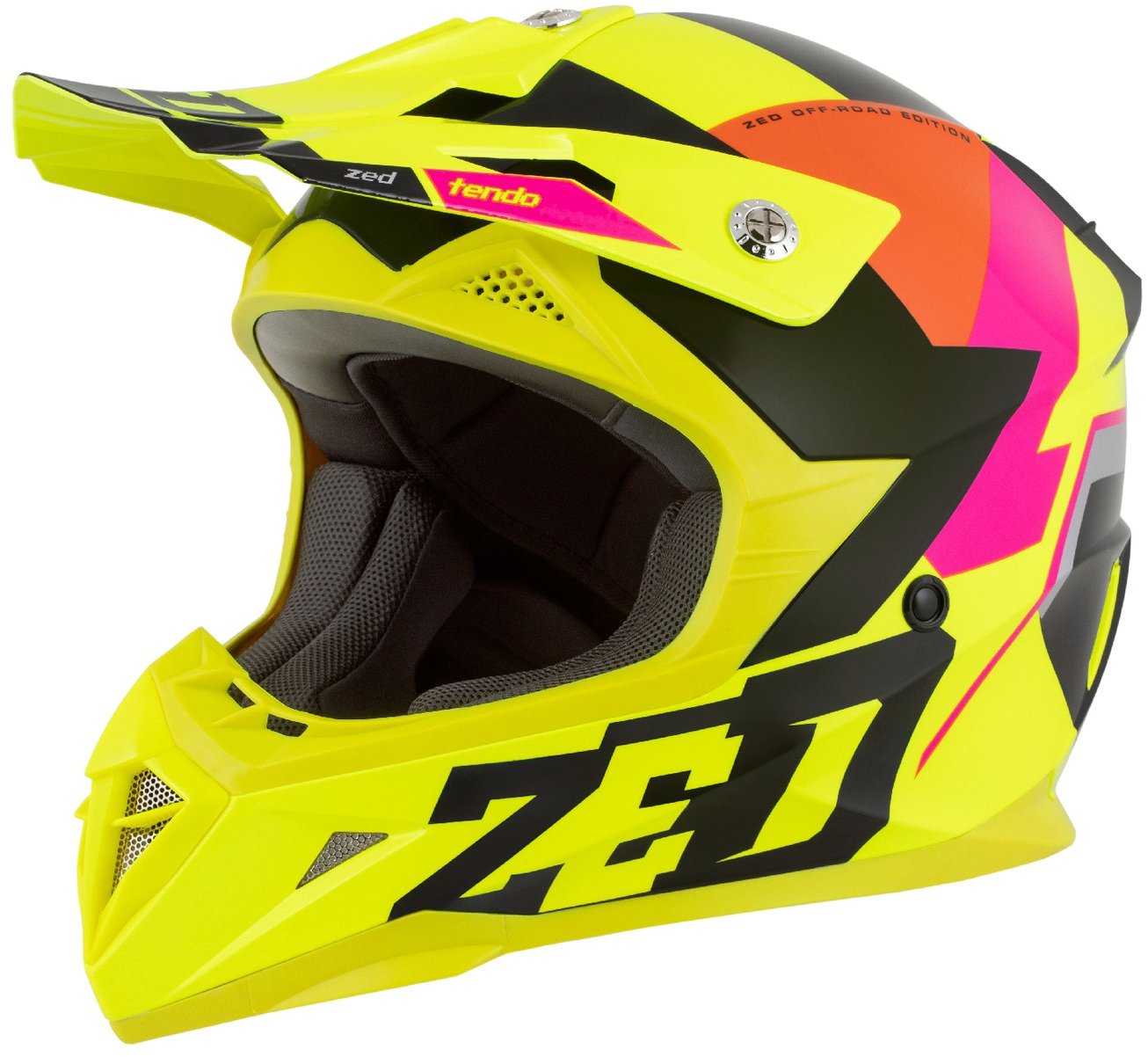ZED X1.9 TENDO 2025, žlutá fluo/růžová/oranžová/černá, vel. S