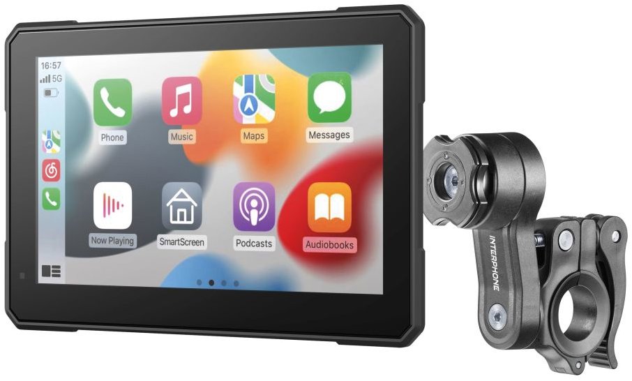 Interphone displej RideSync 70 ESSENTIAL – Zrcadlení na motorku