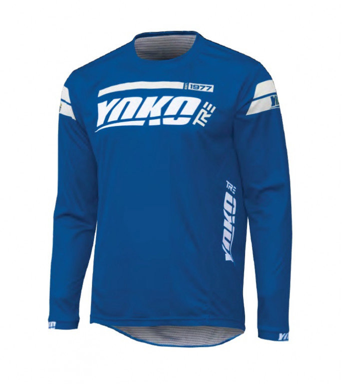 YOKO Motokrosový dres TRE, modrý, vel. L