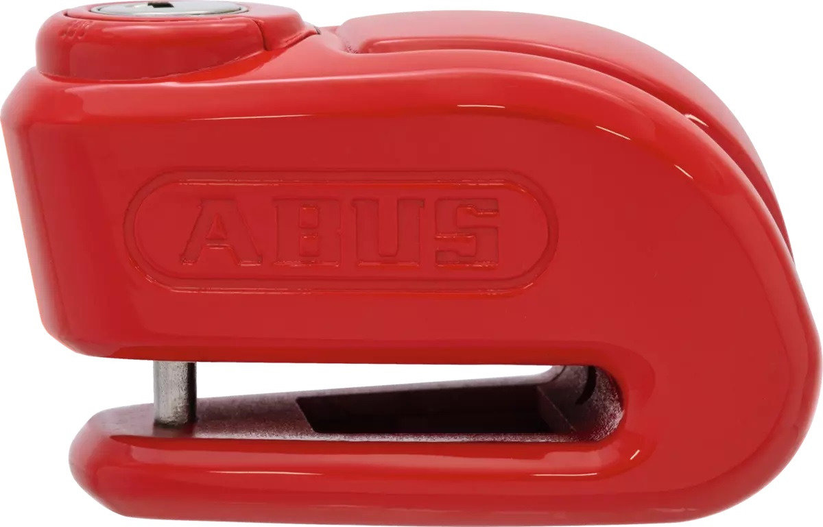 ABUS zámek na kotoučovou brzdu Trigger Alpha, průměr čepu 5 mm, červený