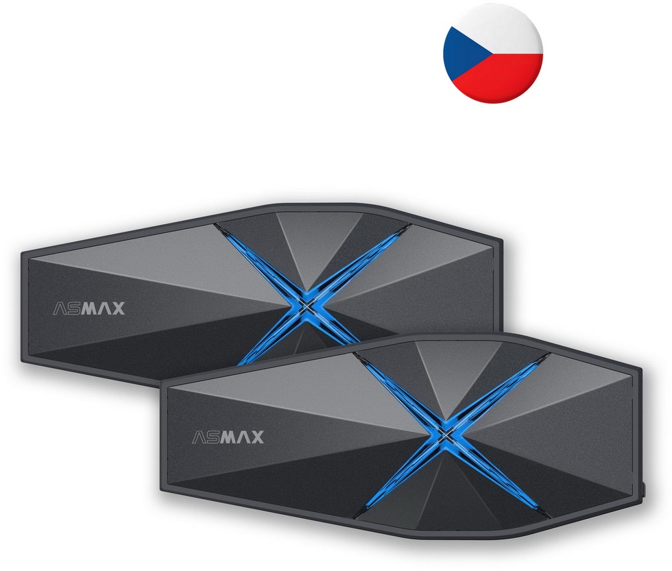 Asmax F1 PRO Mesh-10 Magnetic Interkom DUO