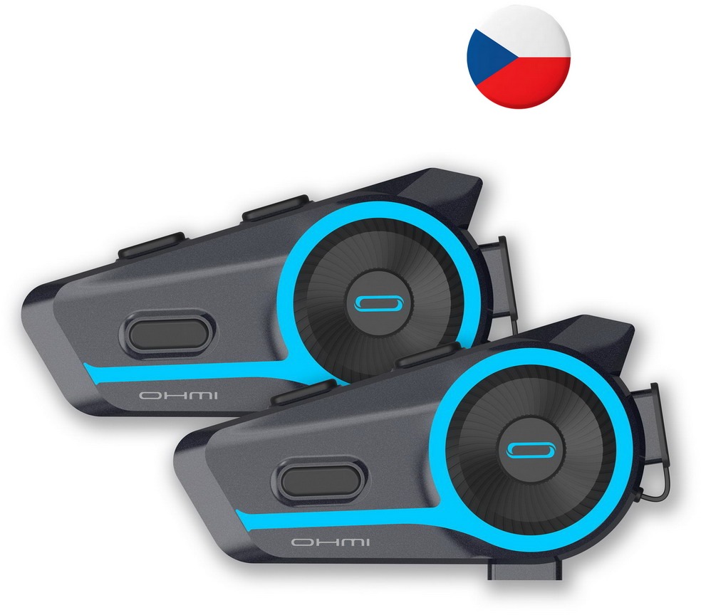 Asmax OHMI D9 Bluetooth-6 Clip Interkom DUO