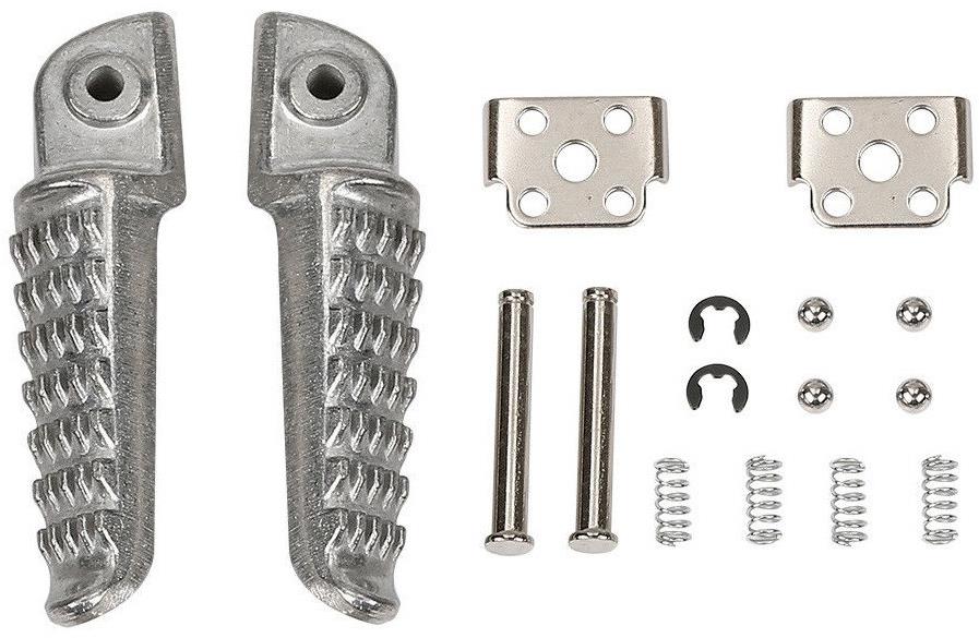 Zadní stupačky MS1077 Kawasaki - Barva : Stříbrná