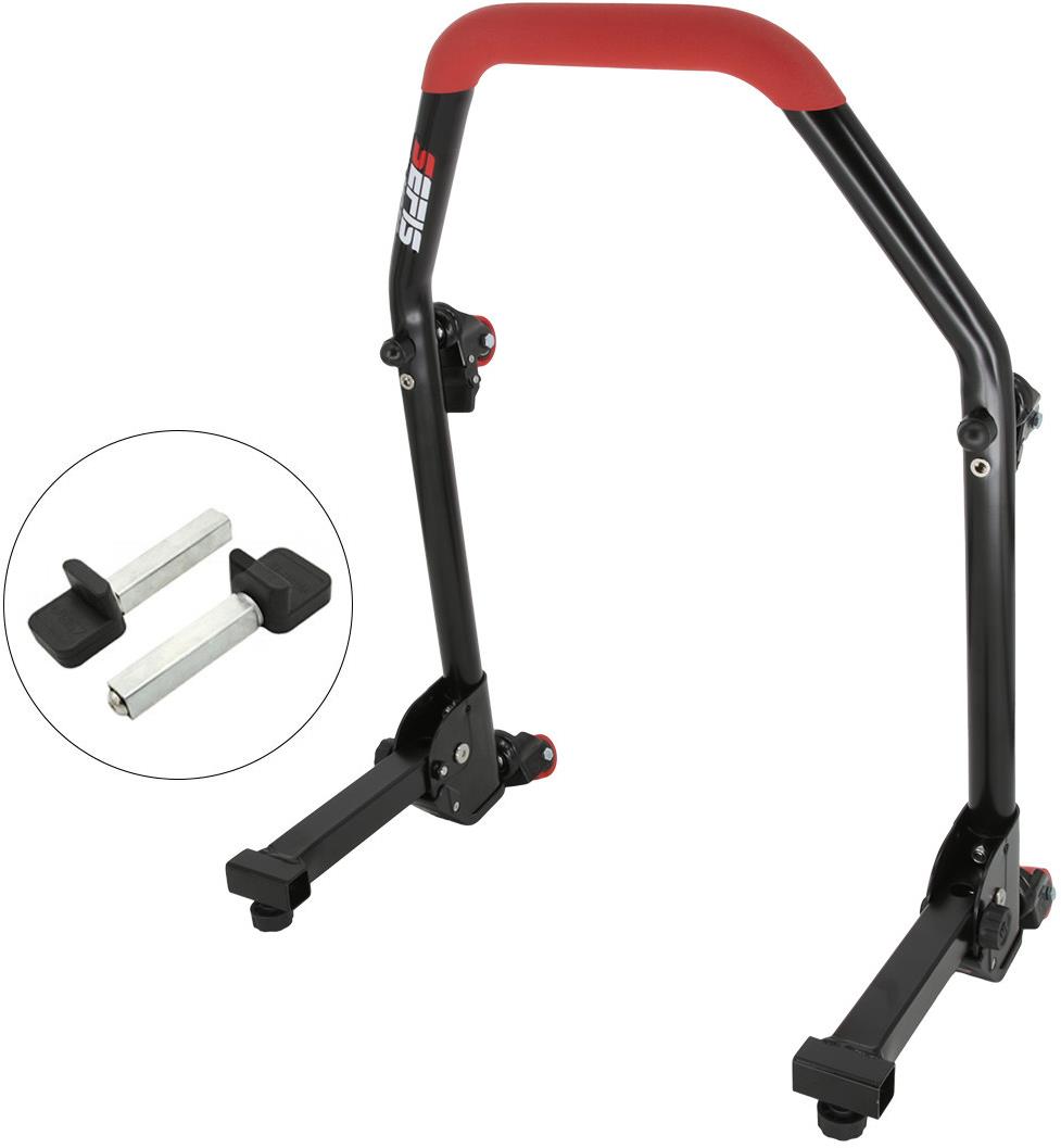 SEFIS M20U sklopný pojízdný univerzální moto stojan zadní - packy