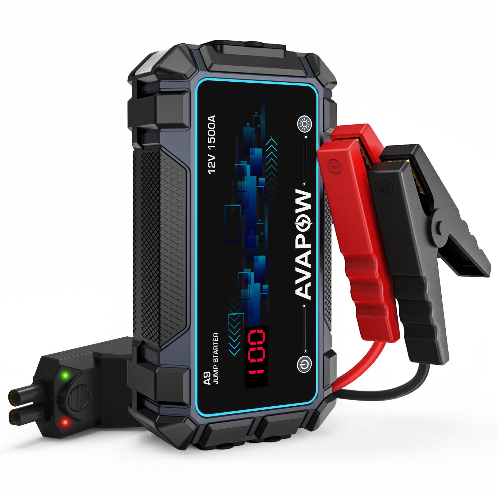 AVAPOW A9 12V jump starter 1500A 8000mAh