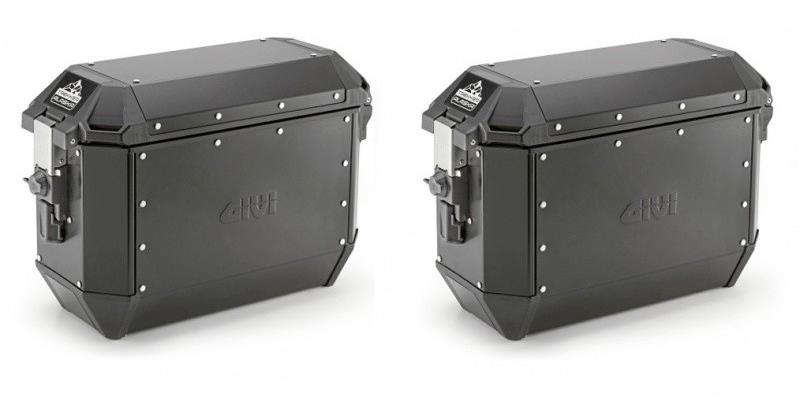 GIVI ALA36BPACK2 Trekker Alaska - boční černé hliníkové kufry Monokey