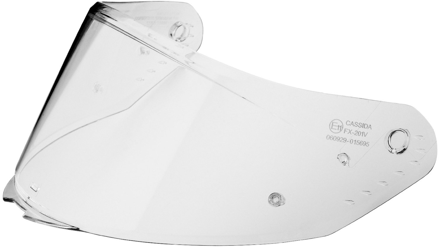 CASSIDA plexi pro přilby AERO s přípravou pro Pinlock (čiré)