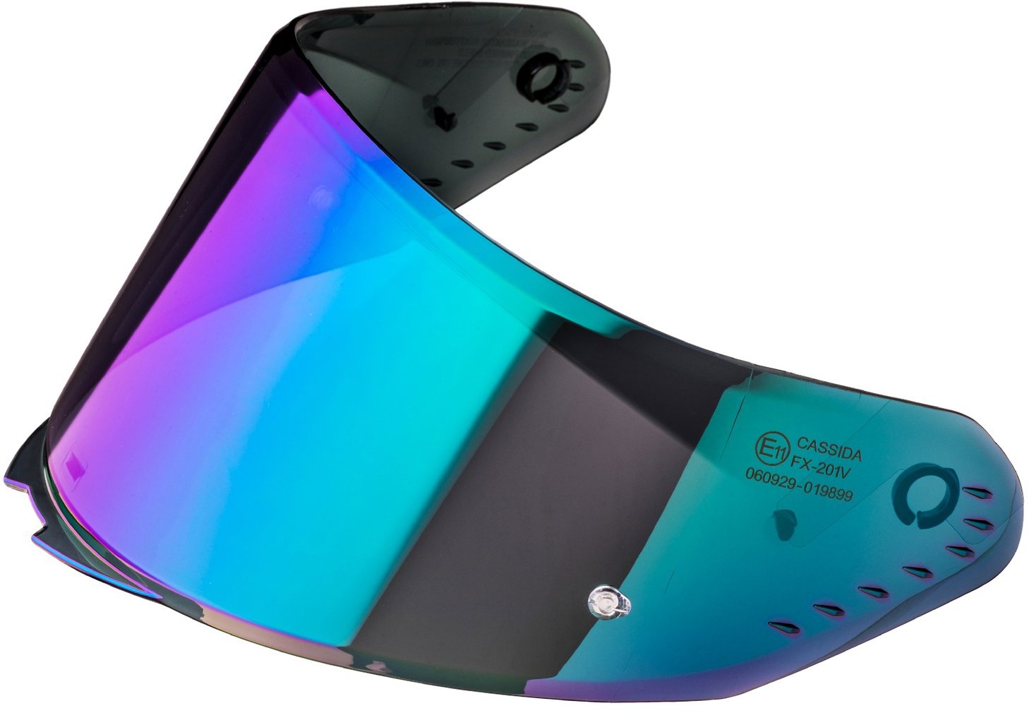 CASSIDA plexi pro přilby AERO s přípravou pro Pinlock (iridium REVO)