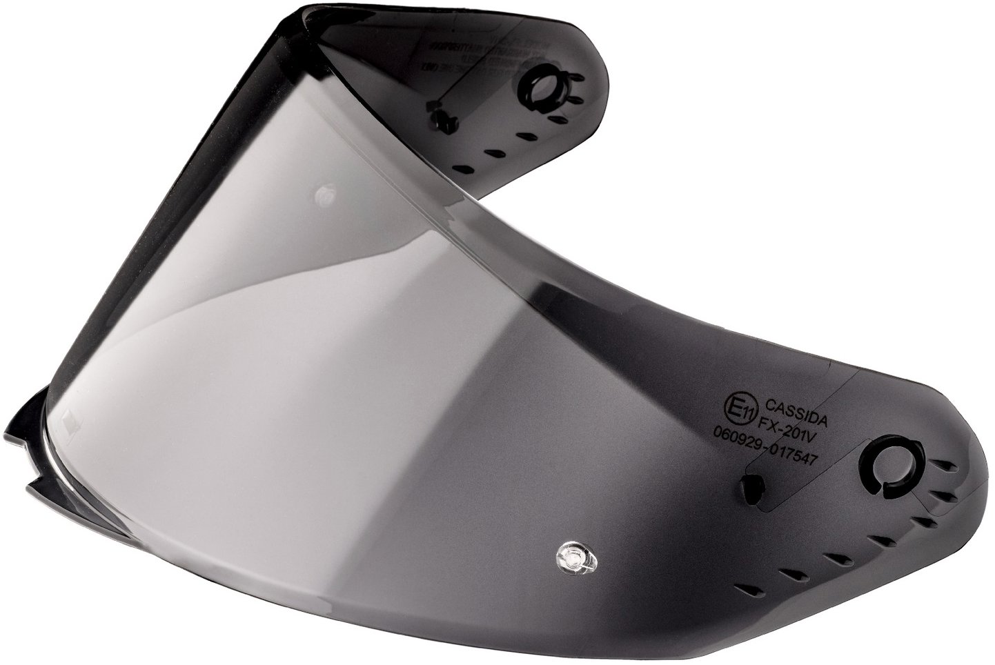 CASSIDA plexi pro přilby AERO s přípravou pro Pinlock (tmavé)