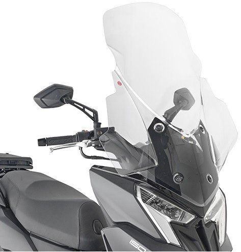 KAPPA 6121DTK čiré plexi KYMCO Dink R 125-150 Tunel / Flat