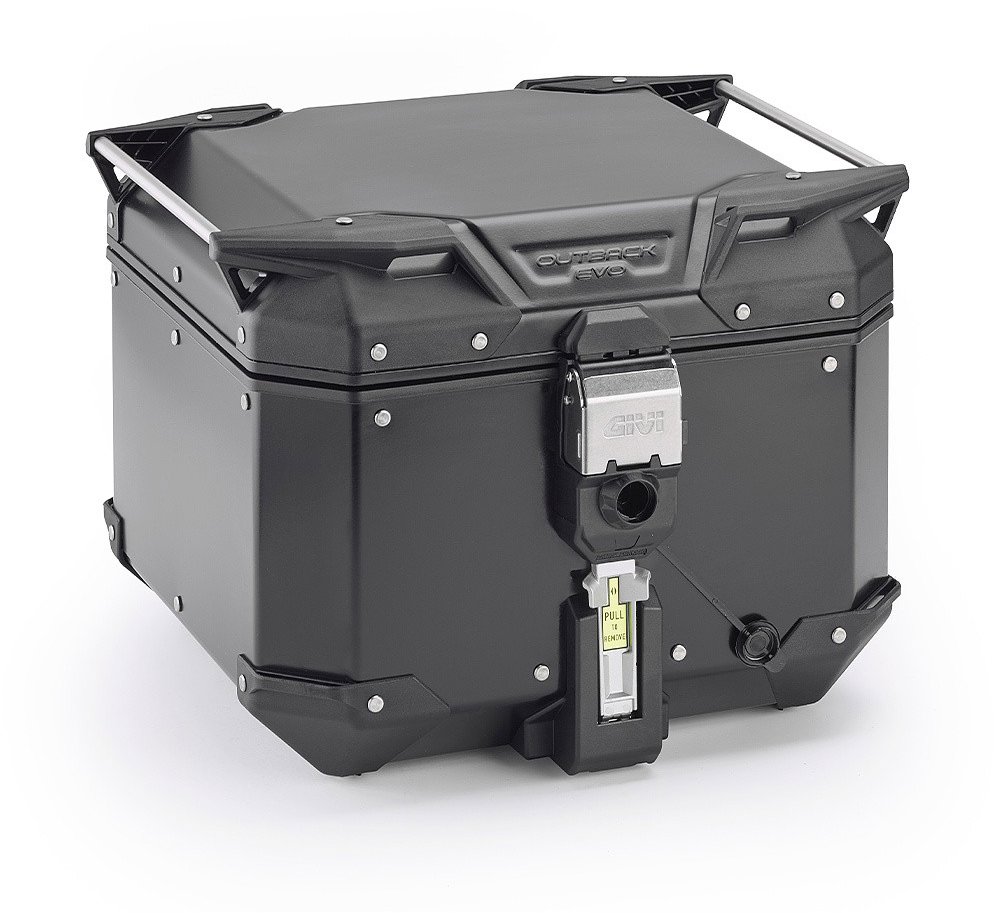 GIVI OBKEV42B Trekker Outback Evo Smart - černý hliníkový moto kufr Monokey