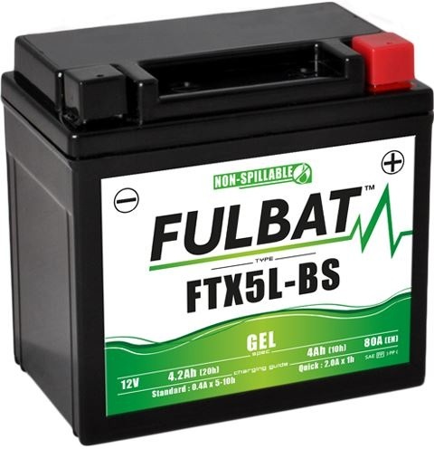 FULBAT Gelová baterie FTX5L-BS GEL