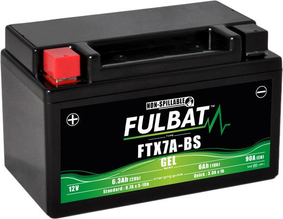 FULBAT Gelová baterie FTX7A-BS GEL